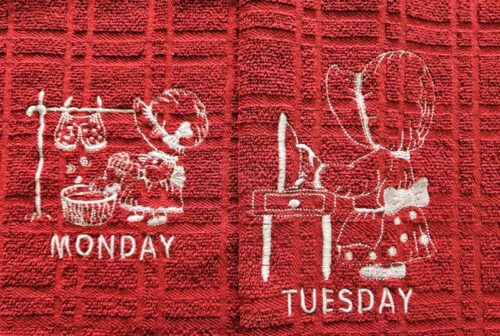CSS747 - Sunbonnet Days of the Week